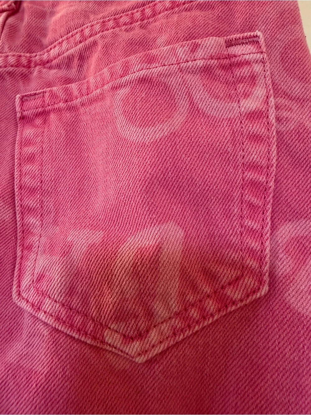 Gap girls Barbie Pink Denim Mini Skirt